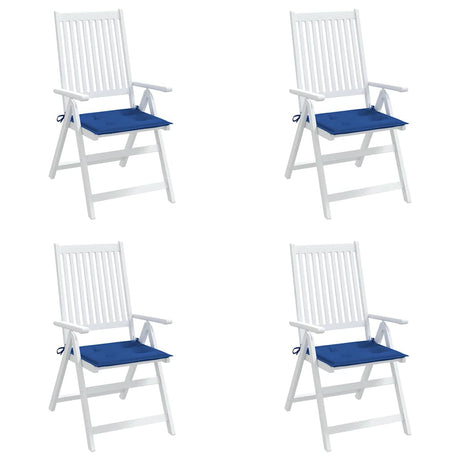 VidaXL havestolehynder 4 stk 50x50x4 cm oxford stof kongeblå