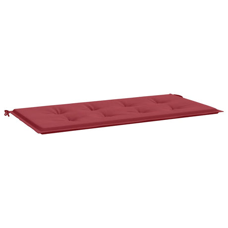 Vidaxl Garden Bench Pushion 100x50x4 cm Oxford Fabric Wine Red