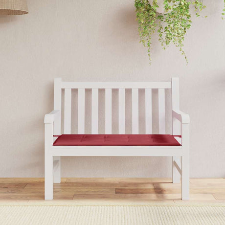 Vidaxl Garden Bench Pushion 100x50x4 cm Oxford Fabric Wine Red
