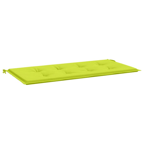 Vidaxl Garden Bench Pushion 100x50x3 cm Oxford Stof lysegrøn