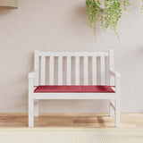 Vidaxl Garden Bench Pushion 120x50x4 cm Oxford Fabric Wine Red