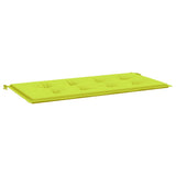 Vidaxl Garden Bench Pushion 120x50x4 cm Oxford Fabric Bright Green
