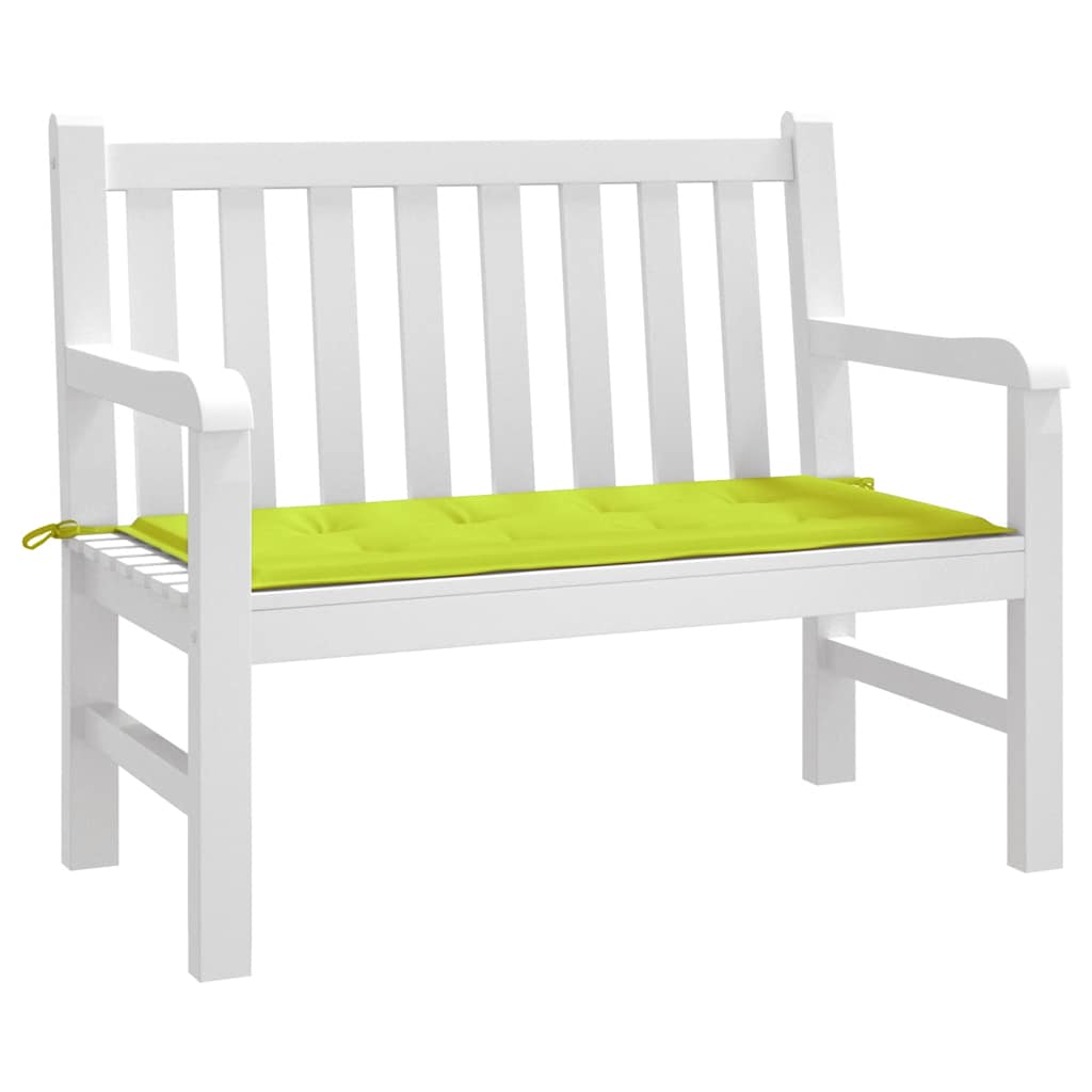 Vidaxl Garden Bench Pushion 120x50x4 cm Oxford Fabric Bright Green