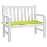 Vidaxl Garden Bench Pushion 120x50x4 cm Oxford Fabric Bright Green