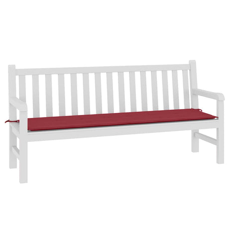 Vidaxl Garden Bench Pushion 180x50x3 cm Oxford Fabric Wine Red