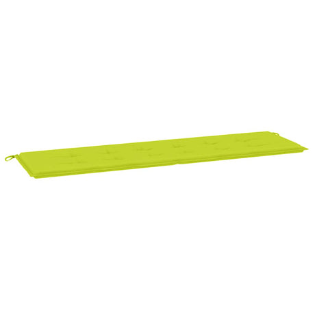 Vidaxl Garden Bench Pushion 180x50x3 cm Oxford Stof Clear Green