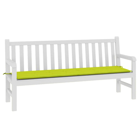 Vidaxl Garden Bench Pushion 180x50x3 cm Oxford Stof Clear Green