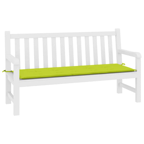 Vidaxl Garden Bench Pushion 200x50x4 cm Oxford Stof Clear Green