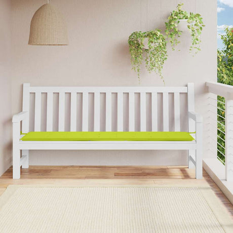 Vidaxl Garden Bench Pushion 200x50x4 cm Oxford Stof Clear Green