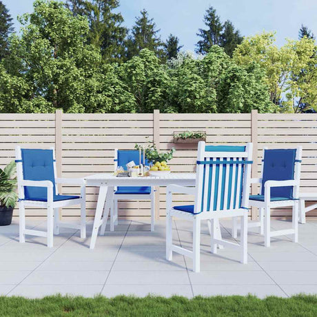 Vidaxl Garden Stol Puder 4 PCS 100x50x3 cm Oxford Fabric Royal Blue