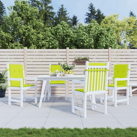 Vidaxl Garden Stol Puder 4 PCS 100x50x3 cm Oxford Fabric Clear Green