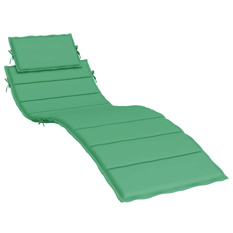 Vidaxl Lounger Cushion 186x58x4 cm Oxford Fabric Green