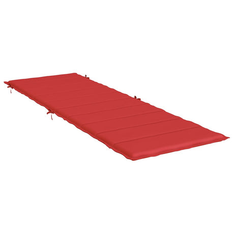 Vidaxl Lounge Pushion 186x58x4 cm Oxford stof rød