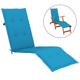 Vidaxl Patio Stol Pushion (75+105) X50x4 cm blå