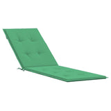 Vidaxl Patio Stol Pushion (75+105) X50x4 cm grøn