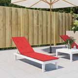Vidaxl Patio Stol Pushion (75+105) X50x4 cm rød