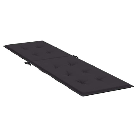 Vidaxl Patio Stol Pushion (75+105) X50x4 cm sort