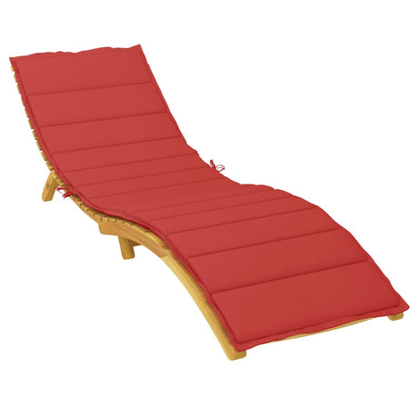 Vidaxl Lounge Pushion 200x50x3 cm Oxford stof rød