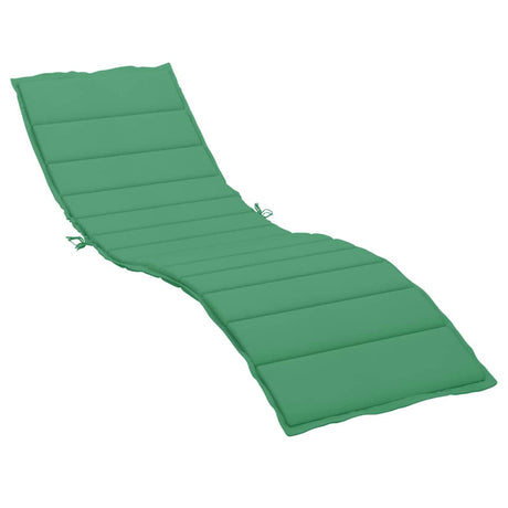Vidaxl Lounger Cushion 200x60x3 cm Oxford Fabric Green