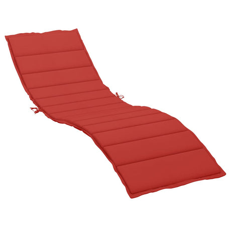Vidaxx liggestolspude 200x60x3 cm oxford stof rød