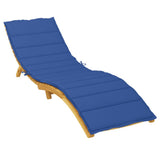 Vidaxx liggestolspude 200x60x3 cm oxford stof kongeblå