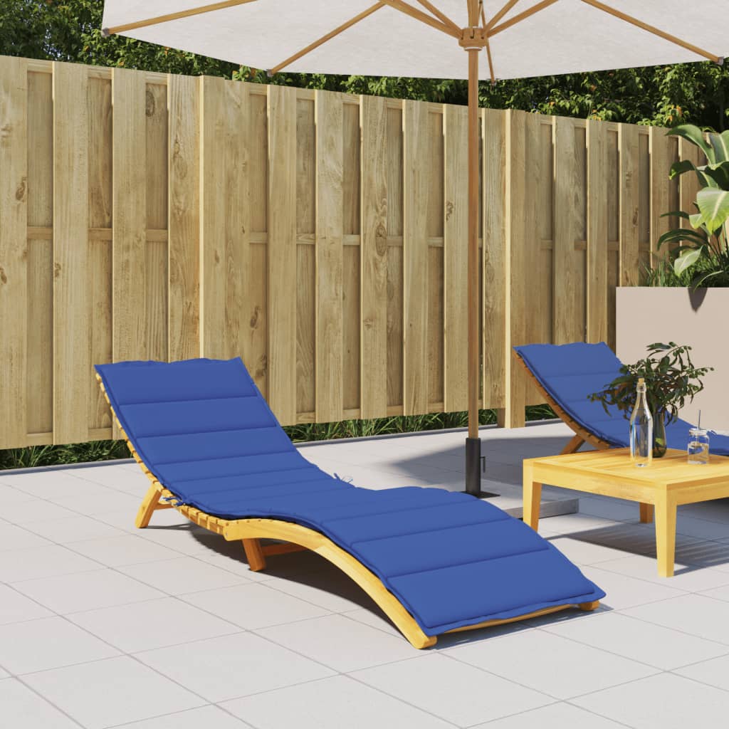 Vidaxx liggestolspude 200x60x3 cm oxford stof kongeblå