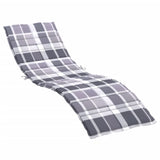 Vidaxx liggestolspude 200x60x3 cm oxford stof diamantmønster grå