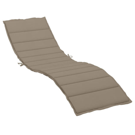 Vidaxl Lounge Pushion 200x70x3 cm Oxford Fabric Taupe