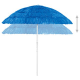 Vidaxl Strandparasol Hawaii 240 cm blå