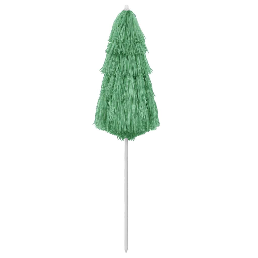 Vidaxl Strandparasol Hawaii 180 cm grøn