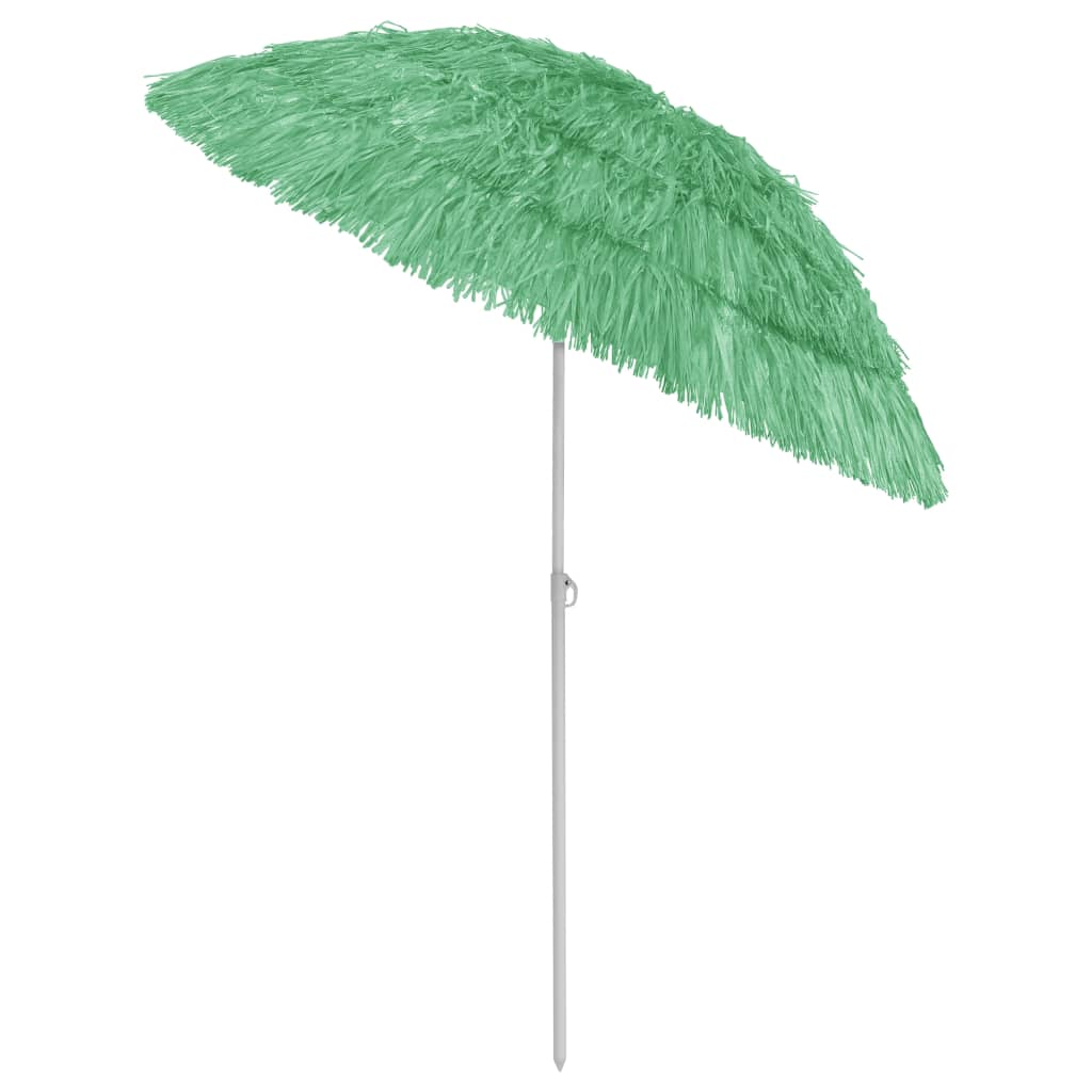 Vidaxl Strandparasol Hawaii 180 cm grøn