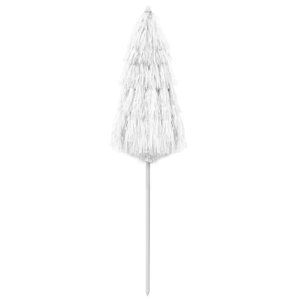 Vidaxl Strandparasol Hawaii 180 cm hvid