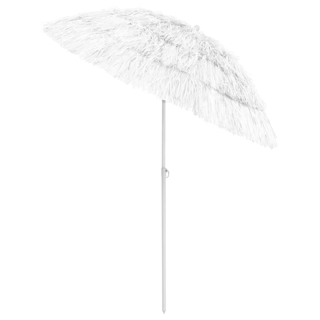 Vidaxl Strandparasol Hawaii 180 cm hvid