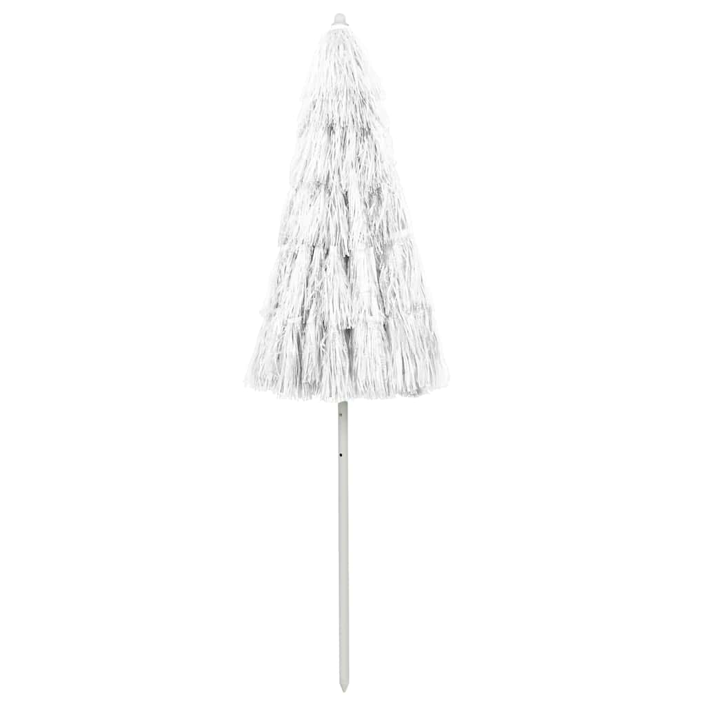 VidaXL strandparasol Hawaii 240 cm hvid