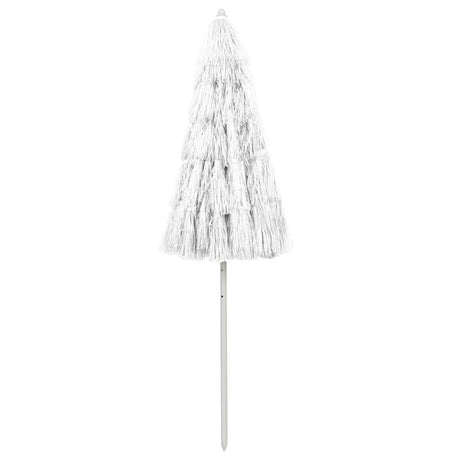 VidaXL strandparasol Hawaii 240 cm hvid