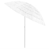 VidaXL strandparasol Hawaii 240 cm hvid