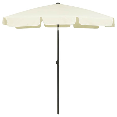 Vidaxl Strandparasol 180x120 cm sandgul