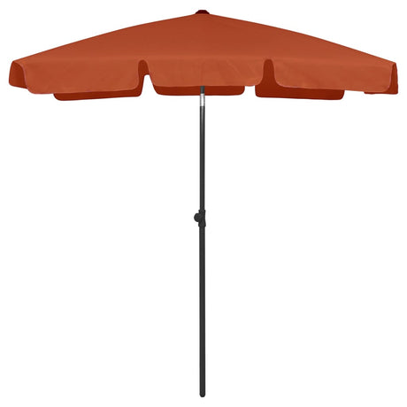 Vidaxx strandparasol 180x120 cm terracotta farvet