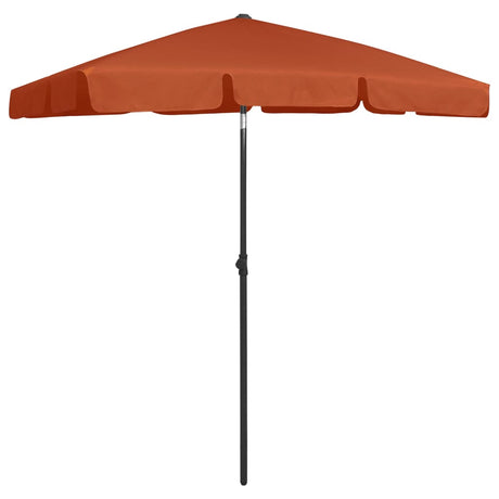 Vidaxx strandparasol 180x120 cm terracotta farvet