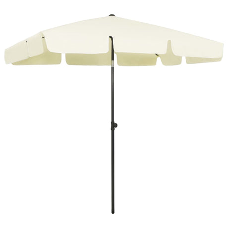 Vidaxl Strandparasol 200x125 cm sandgul