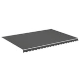VIDAXL Udskiftningsklud til Luifel 5x3,5 m Anthracite -farvet