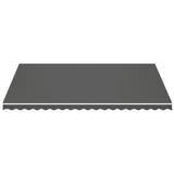 VIDAXL Udskiftningsklud til Luifel 5x3,5 m Anthracite -farvet