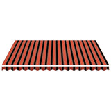 Vidaxl udskiftning klud til Luifel 4,5x3,5 m orange og brun