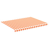 Vidaxl udskiftning klud til luifel 4x3 m gul og orange