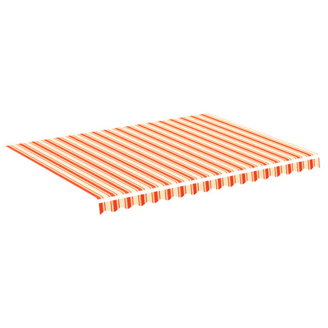 Vidaxl udskiftning klud til luifel 4x3 m gul og orange