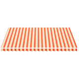 Vidaxl udskiftning klud til luifel 4,5x3,5 m gul og orange