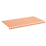 Vidaxl udskiftning klud til luifel 6x3 m gul og orange