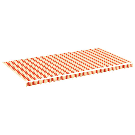 Vidaxl udskiftning klud til luifel 6x3 m gul og orange