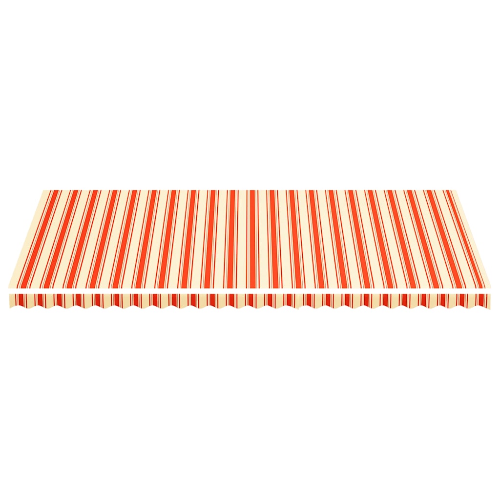 Vidaxl udskiftning klud til luifel 6x3 m gul og orange