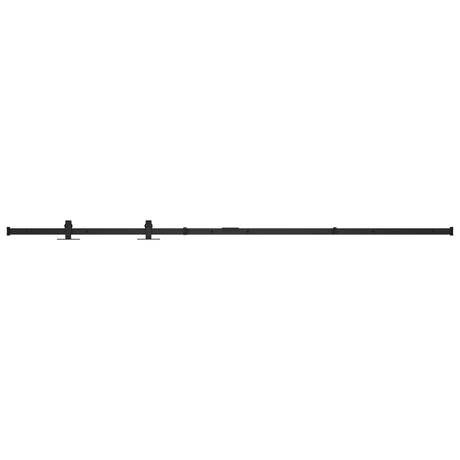 Vidaxl Suspension Set til mini -skiver -dør 200 cm kulstofstål